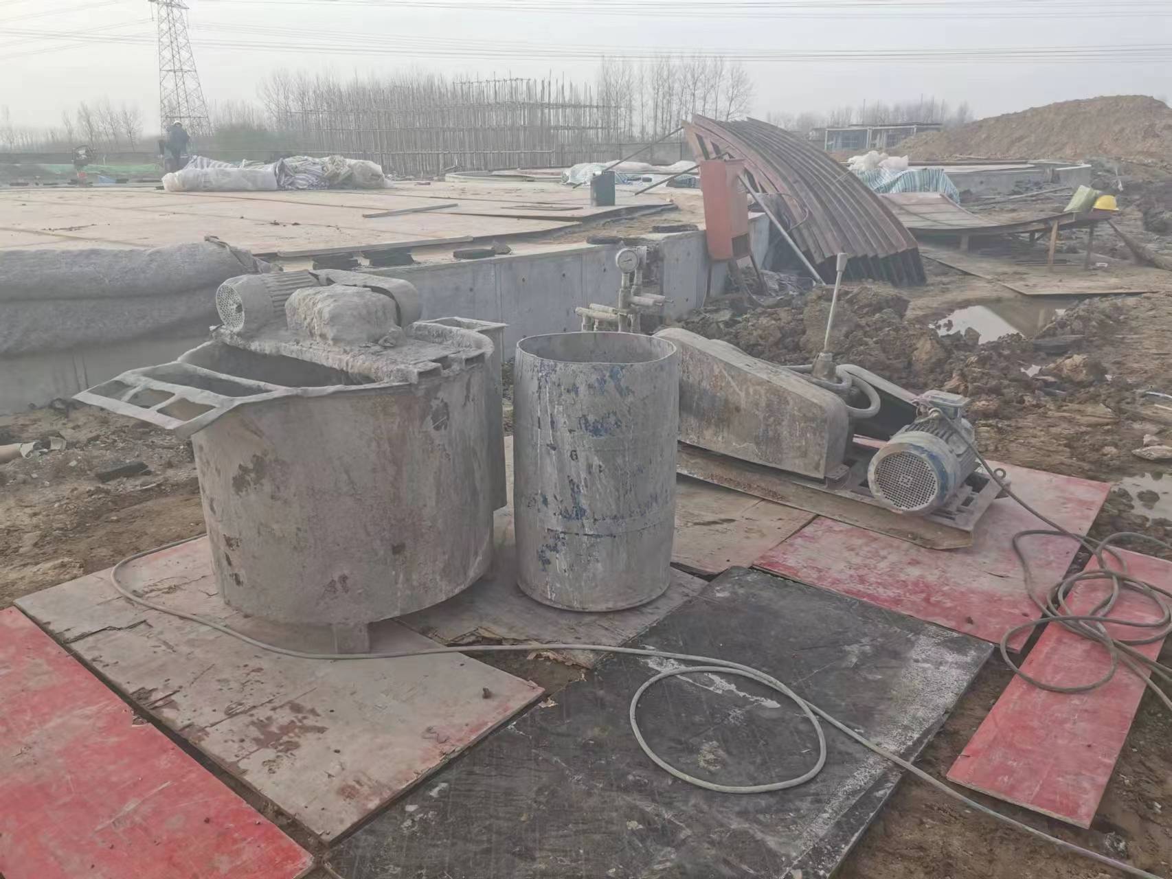 老新镇回填土注浆